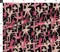Various Fabrics by the Yard or Fat Quarter Ballerina Black Background Ballet Dance Dancer Girl Costume Sport Athletic Abstract Nursery Decor Custom Printed Fabric by Spoonflower